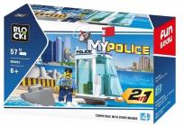 Opakowanie Klocki Blocki MyPolice 2W1 57 elementów