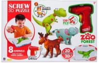 Opakowanie Klocki do skręcania Dino