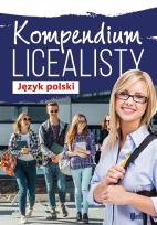 Okładka książki KOMPENDIUM LICEALISTY JĘZYK POLSKI