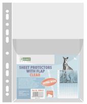 Opakowanie Koszulka A4 poszerzana z klapką 170mic 10szt D.REC