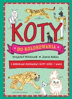 Okładka książki Koty do kolorowania