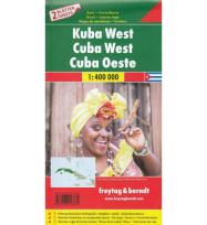 Okładka książki KUBA MAPA 1:400 000 ZESTAW DWÓCH MAP