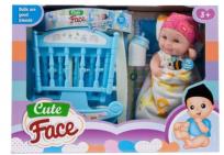 Opakowanie Lalka bobas 25 cm z kołyską