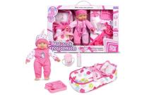 Opakowanie Lalka maluszek z nosidełkiem 30cm Edu&Fun