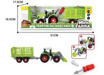 Opakowanie Mini farma traktor z przyczepą do skręcania