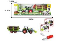 Opakowanie Mini farma traktor z przyczepą do skręcania