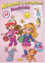 Okładka książki MODNISIE MALOWANKI Z NALEPKAMI