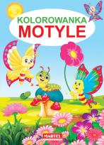 Okładka książki MOTYLE KOLOROWANKA