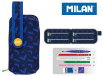 Opakowanie Multipiórnik MILAN owalny z 4 piórnikami BATS & BITES nietoperze