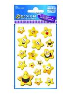 Opakowanie Naklejki papierowe - Gwiazdy