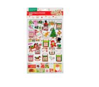 Opakowanie Naklejki świąteczne 4 mix