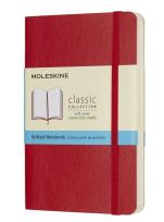 Opakowanie Notes Moleskine P czerwony w kropki miękka oprawa 9x14cm