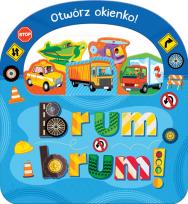 Okładka książki Otwórz okienko! Brum, brum