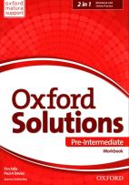 Okładka książki Oxford Solutions Pre-Intermediate WB+Online OXFORD