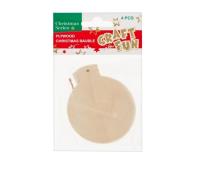 Opakowanie Ozdoba dekoracyjna drewniana bombka zawieszka 4szt