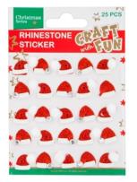 Opakowanie Ozdoba dekoracyjna kryształki czapka 25szt