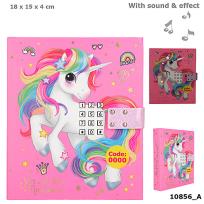Opakowanie PAMIĘTNIK NA KOD Z DŹWIĘKIEM I ŚWIATEŁKAMI LED JEDNOROŻEC RÓŻOWY 10856A