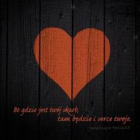 Opakowanie Podstawka korkowa - Bo gdzie jest twój skarb