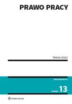 Okładka książki Prawo pracy