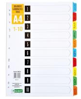 Opakowanie Przekładki kartonowe 1-10 index laminowany D.RECT
