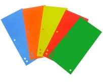 Opakowanie Przekładki kartonowe 1/3 A4 100 szt.żółte D.RECT