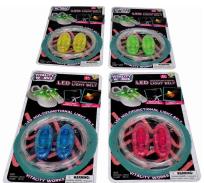 Opakowanie Przypinki do butów + sznurowadła Led