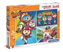 Opakowanie Puzzle 3x48 Super kolorTop Wing
