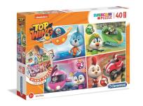 Opakowanie Puzzle 40 podłogowe Super kolor Top Wing