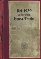 Okładka książki Rok 1939 w dzienniku Hansa Franka