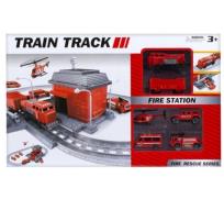 Opakowanie Stacja kolejowa straż z akcesoriami