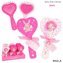 Opakowanie SZCZOTKA W KSZTAŁCIE SERCA PRINCESS MIMI MIX WZORÓW 6412A