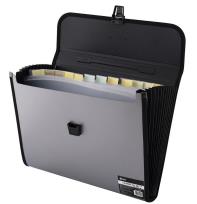 Opakowanie Teczka A4 12 przegródek szara D.RECT