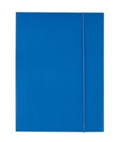 Opakowanie Teczka A4 kartonowa z gumką niebieska 300g D.RECT