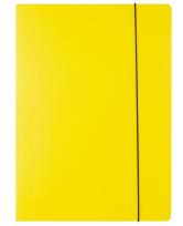 Opakowanie Teczka A4 kartonowa z gumką żółta 300g D.RECT