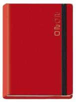 Opakowanie Terminarz 2020 B7 Flex z gumką czerwony