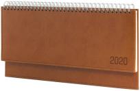 Opakowanie Terminarz 2020 leżący Vivella brąz