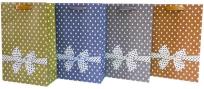 Opakowanie Torebka Lux Kropki z brokatem duża A4 ROZETTE