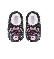 Opakowanie Ty Fashion cekinowe kapcie - Kot rozm.L
