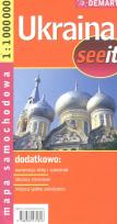 Okładka książki Ukraina - mapa samochodowa 1:2000t