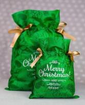 Opakowanie Worek Świąteczny zielony 30x45cm (5szt) PAKADO