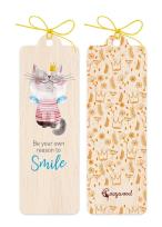 Opakowanie Zakładka drewniana Kot