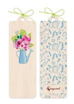 Opakowanie Zakładka drewniana Kwiaty w konewce