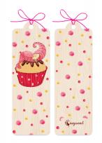 Opakowanie Zakładka drewniana Narodziny dziewczynka