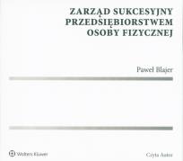 Okładka książki Zarząd sukcesyjny przedsiębiorstwem os. fiz. CD - Audiobook