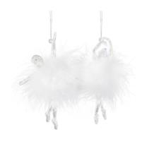 Opakowanie Zawieszka baletnica w spódnicy z piór