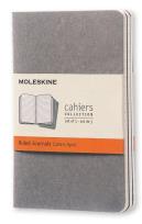 Opakowanie Zestaw 3 zeszytów Cahier Journals 9x14 linia szary