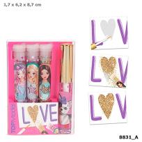 Opakowanie ZESTAW BROKATÓW Z PĘDZELKIEM DO OZDABIANIA TOPMODEL 3SZT 8831A