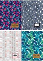 Opakowanie Zeszyt A4 w kratkę 60 kartek Head 10 sztuk mix