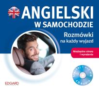 Okładka książki CD MP3 ANGIELSKI W SAMOCHODZIE ROZMÓWKI NA KAŻDY WYJAZD