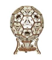 Opakowanie Drewniane puzzle 3D Football Cup